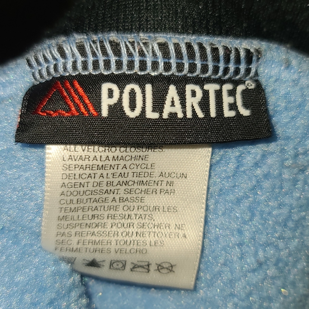 The North Face Polartec Zip Up Sweatshirt, Women's Small, Blue & Grey - Picture 5 of 5